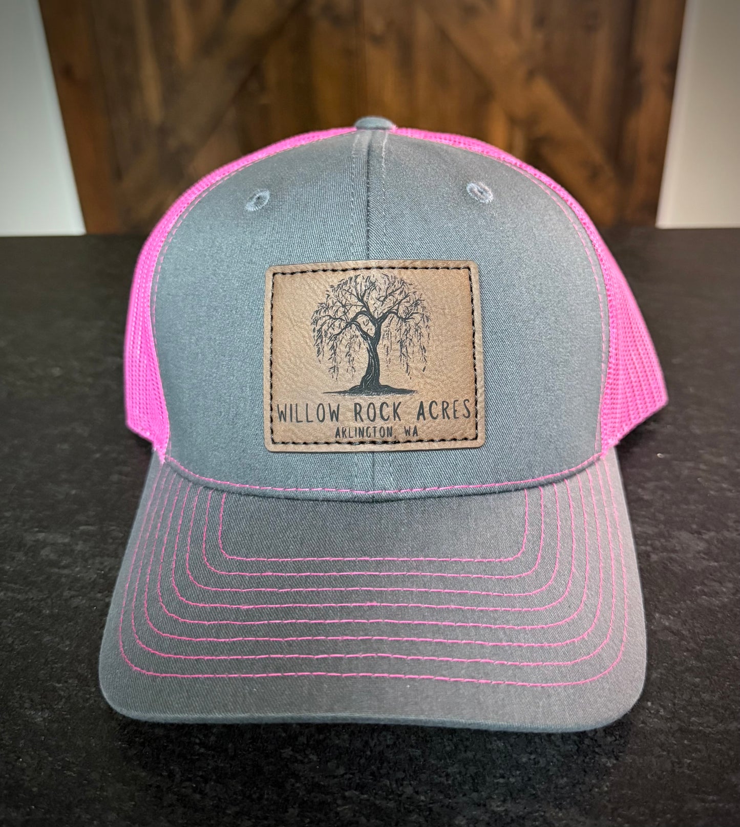 Richardson 112 trucker hat in Pink